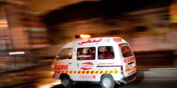 Karachi Deaths of a husband, wife, and three children in a flat; identities of the deceased revealed.