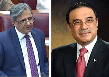 London once again the hub of political activity; Azam Nazeer Tarar meets President Zardari; consultations held on the 28th Amendment.