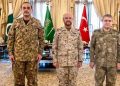 Mecca Joint Defense Pact Meeting of military chiefs from Pakistan, Turkey, and Saudi Arabia.