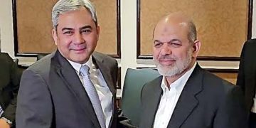 Mohsin Naqvi holds an important meeting with General Ahmad Vahidi, head of Iran's Revolutionary Guard.