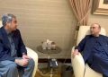 Mohsin Naqvi holds important meeting with President Zardari in London.