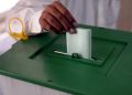 NA-168 by-election Scheduled polling time ends, vote counting begins.