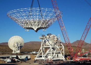 NASA installs giant new radio antenna for communications with space missions