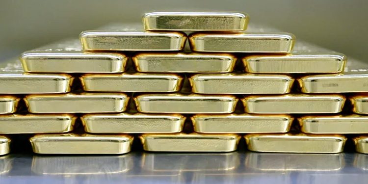 Netherlands' multi-billion dollar gold transferred from the US to London.