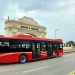 New Peoples Bus Service route launched for the people of Larkana, Qambar, and Shahdadkot.