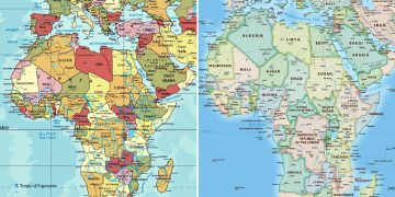 New UN global map approved; Africa's true size revealed.