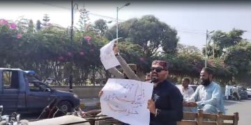 PTI members stage a unique protest against petrol prices, arriving at the Sindh Assembly on donkey carts.