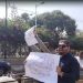 PTI members stage a unique protest against petrol prices, arriving at the Sindh Assembly on donkey carts.