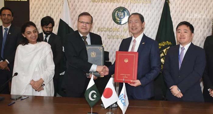 پاکستان اور جاپان کے درمیان سیلاب سے تحفظ کے منصوبے کیلئے گرانٹ معاہدے پر دستخط