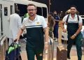 Pakistan men's cricket team departs for Japan to participate in the Asian Games.