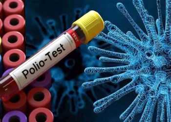 Polio virus confirmed in environmental samples from five districts of Sindh.