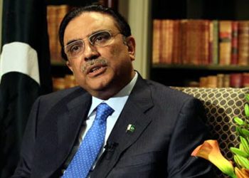 President Asif Ali Zardari has arrived in London.