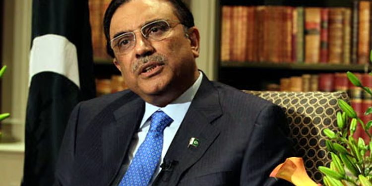 President Asif Ali Zardari has arrived in London.