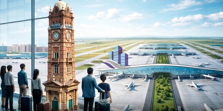 Progress on the Greenfield Airport project in Faisalabad