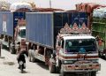 Protest late government should leave two and a half vehicles, goods transporters