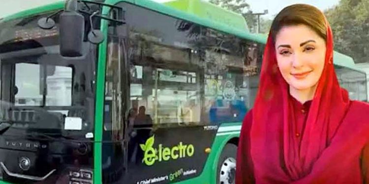 Punjab government plans to introduce electric buses in every tehsil; target set to operate 3,000 buses across the province.