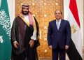 Saudi Crown Prince Mohammed bin Salman will visit Egypt today.