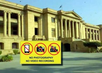 Sindh High Court bans video and photography