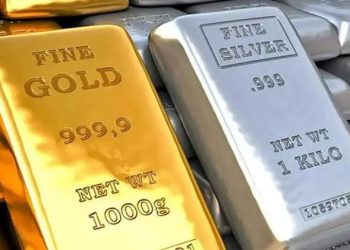 Slight increase in gold and silver prices.