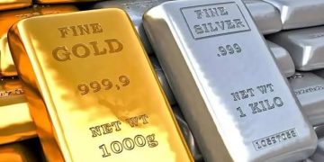 Slight increase in gold and silver prices.