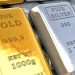 Slight increase in gold and silver prices.