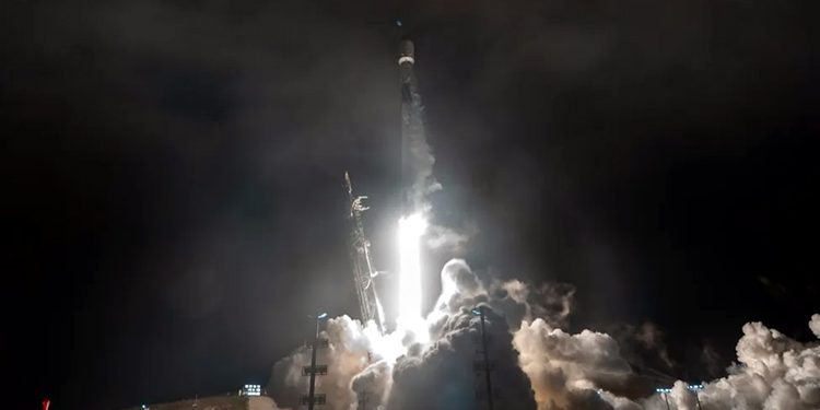 SpaceX's Falcon 9 rocket reached space carrying 27 Starlink satellites on its 35th flight.