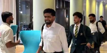 The Pakistan cricket team has arrived in Birmingham for the third Test.
