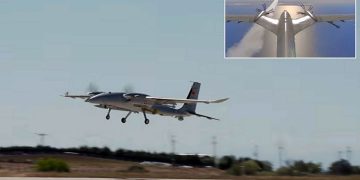 Turkey's Akinci drone hits target 250 km away