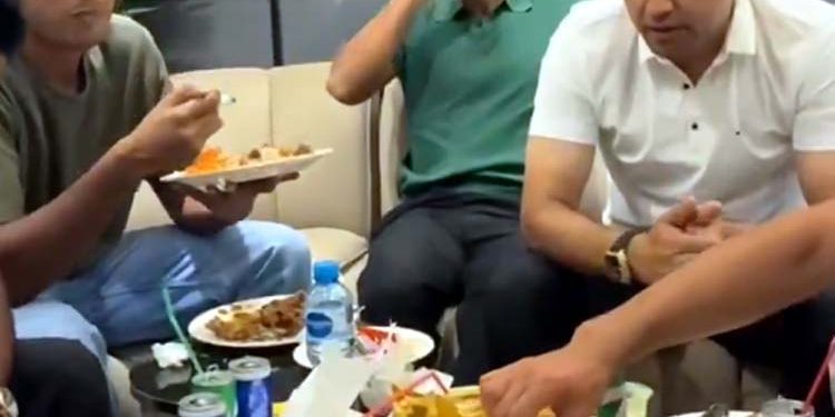 Video of national cricketers eating during domestic cricket goes viral; questions raised about fitness.