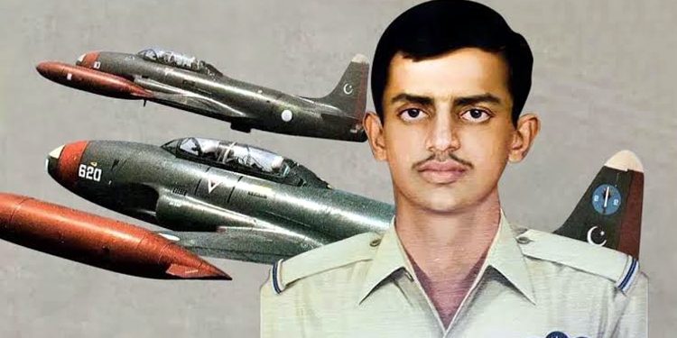 Wreath-laying ceremony at the mausoleum of Pilot Officer Rashid Minhas (Shaheed)
