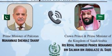 وزیراعظم شہباز شریف اور سعودی ولی عہد محمد بن سلمان میں ٹیلیفونک رابطہ