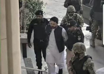 An alleged photo of Sohail Afridi's arrest has surfaced.