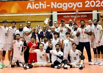 Asian Games Volleyball Pakistan defeated India in straight sets.