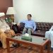 Barrister Gohar meets Senator Raja Nasir Abbas, discusses political situation