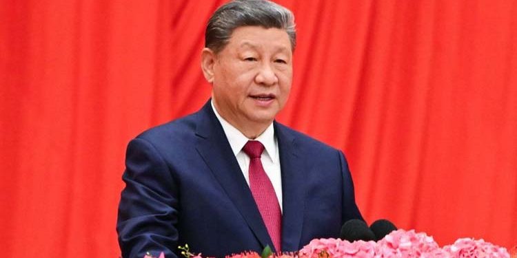 Chinese President's address at the main ceremony marking the 77th anniversary of the founding of China.