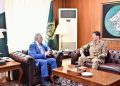 Commander National Strategic Command meets Ishaq Dar; discusses national security and the regional situation.