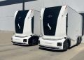 Driverless electric trucks have hit the roads in the US.
