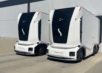 Driverless electric trucks have hit the roads in the US.