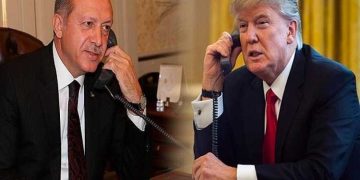 Erdogan holds telephone conversation with Trump, discusses regional and global situation