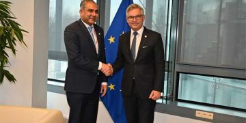 Federal Interior Minister Mohsin Naqvi met with Magnus Brunner, the European Commissioner for Home Affairs and Migration.