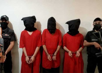 Four terrorists arrested in Karachi; hand grenades recovered.