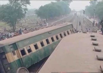 Fourteen coaches of the Rehman Baba Express derailed in Multan; five passengers died, and over 30 were injured.