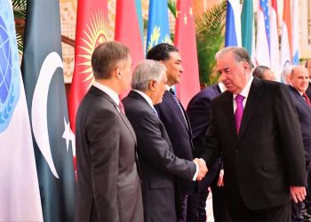 Ishaq Dar meets with Tajikistan's President Emomali Rahmon