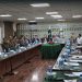 Meeting of the Evacuee Trust Property Board regarding preparations for the 557th birth anniversary of the founder, Baba Guru Nanak.