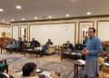 پی ٹی آئی کور کمیٹی کا اجلاس ،رہنماؤں میں تلخ کلامی