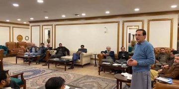 پی ٹی آئی کور کمیٹی کا اجلاس ،رہنماؤں میں تلخ کلامی