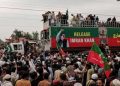 PTI protests against emergency in Khyber Pakhtunkhwa