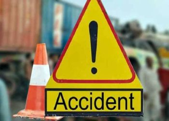 Pakpattan Speeding dumper truck claims lives of a couple and their child.