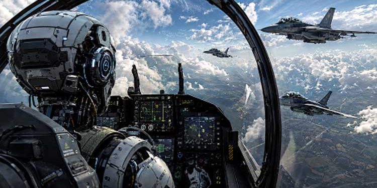 Pilot missing, AI drones rule