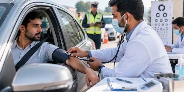 Proposal to make medical fitness tests mandatory for driving in Lahore